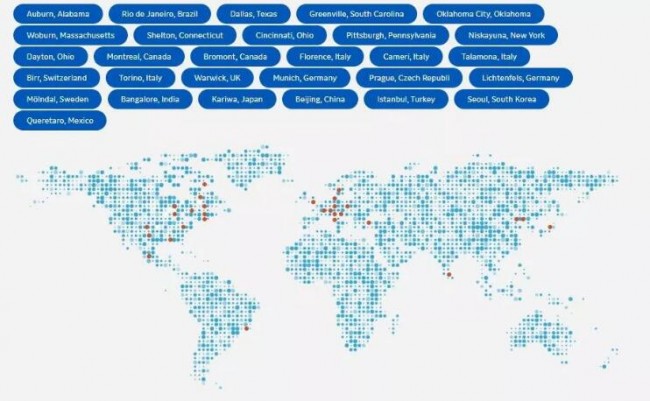 GE world map