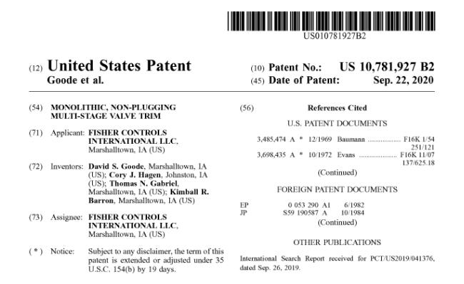 Patent_Valve_10781927